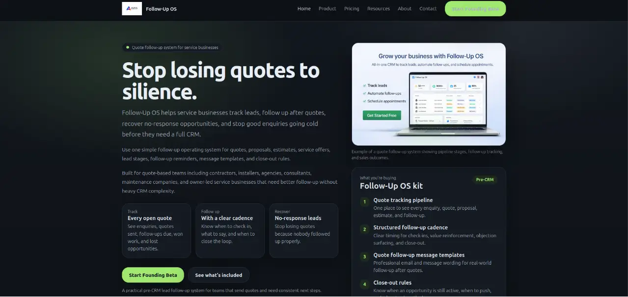 Aura Design Systems website project designed by PixelTime Web Design